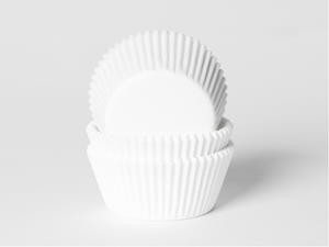 House of Marie Baking cups Wit - pk/50