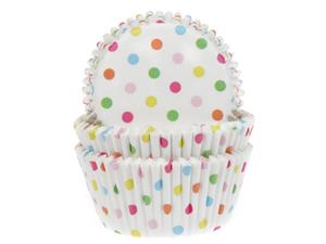 House of Marie Baking Cups Confetti pk/50