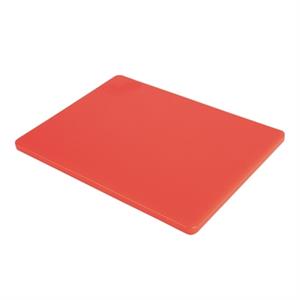 Hygiplas LDPE snijplank rood 30,5x22,9x1,2cm