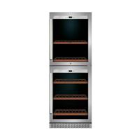 Caso Weinkühlschrank WineChef Pro 126-2D mit App, für 126 Fl.