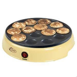 bestron Poffertjes-maker APFM700SD Sweet Dreams in retrodesign, mini-pannenkoekenautomaat, antiaanbaklaag