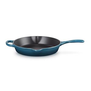 LE CREUSET - Gietijzer - Skillet hoog 26cm Deep Teal