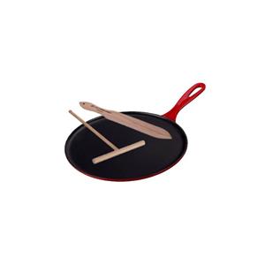 Le Creuset crêpepan ø 27 cm geëmailleerd gietijzer kersrood