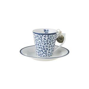 Laura Ashley Kop en Schotel Espresso Floris 9 cl