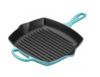 Grillpfanne "Signature", quadratisch, Karibik, 26 cm, azur/schwarz