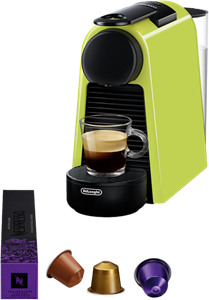 DE LONGHI De’Longhi Essenza Mini EN85.L. Type product: Espressomachine, Capaciteit watertank: 0,6 l, Koffie invoertype: Koffiecapsule, Reservoir voor gezette koffie: Beker, Capaciteit in kopjes: