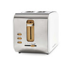 Nedis - Toaster 2 breite Öffnungen Soft-Touch 6 verschiedenen Stufen Auftau- und Aufwärm