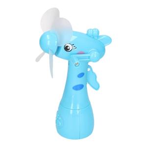 Blauwe waterspray ventilator giraffe 15 cm voor kinderen Roze