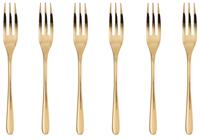 Sambonet Kuchengabeln Taste Gold 6 Stück