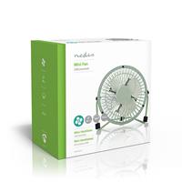 Nedis Krachtige USB ventilator mintgroen