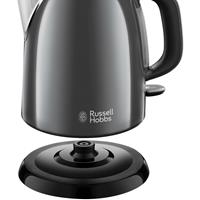 Russell Hobbs Wasserkocher Colours plus grau 24993-70, 1 l, 2400 W