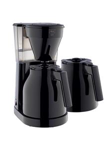 Melitta Easy II Therm + 2. Kanne Kaffeeautomat mit Thermokanne schwarz