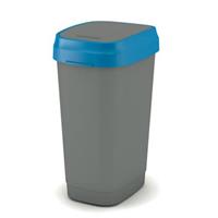 Kis vuilsnisbak Dual Swing Eco blauw en grijs 50L
