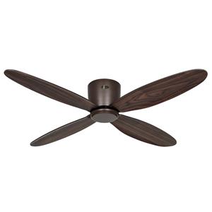 CasaFan Plafondventilator Eco Plano II, brons, stil, Ø 132 cm