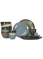 HEMA Diep Bord - 21 Cm - Porto - Reactief Glazuur - Zwart (zwart)