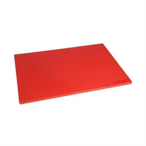 hygiplas antibacteriële LDPE snijplank rood 450x300x10mm