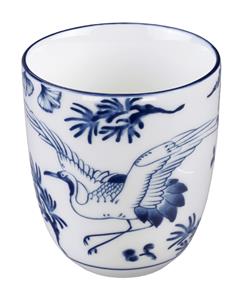 Blauw/Wit Kopje Crane - Flora Japonica - 6.7 x 7.7cm 170ml
