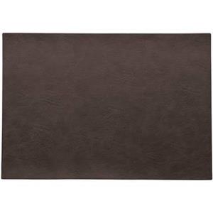 ASA Selection Placemat - Vegan Leather - Black Coffee - 46 x 33 cm