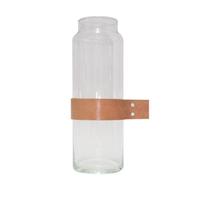 Takdesign Drinken Waterglas Wrap Me met Lederen Band