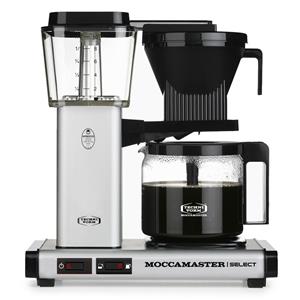 Moccamaster koffiefilter apparaat KBG SELECT mat zilver