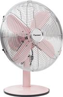 Bestron Retro Tischventilator DFT35R 35 cm 35 W  Rosa