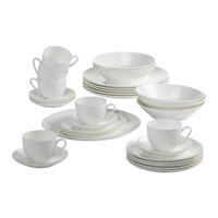 designerhomewaredistributiongmbh Designer Homeware Distribution Gmbh - Maxwell & Williams Cashmere Resort Kaffee- und Tafelset, coupe, Geschenkbox, Bone China Porzellan, 30-tlg.,