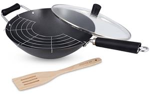 KEN HOM Wok »KH431041«, Stahl (Set, 3-tlg), Induktion