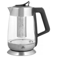 Yomonda Wasserkocher 1,8 Liter 23,7 cm x 15,6 cm x 22,5 cm transparent