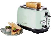 korona Retro Toaster mit Brötchenaufsatz Mint