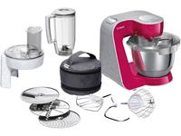 Bosch MUM58420 Foodprocessor 1000 W Lichtrood, Zilver (mat)