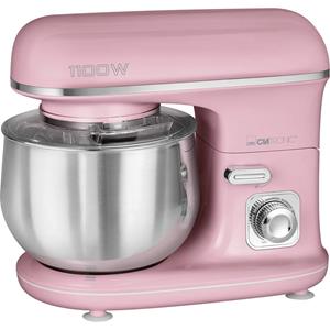 CLATRONIC Küchenmaschine KM 3711 pink 1100 Watt Schüssel 5 Liter