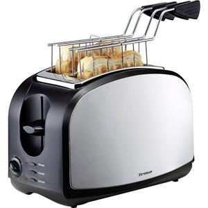 trisa Crispy Snack Toaster Edelstahl, Schwarz