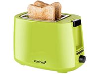 korona Toaster mit Brötchenaufsatz Grün