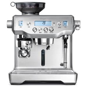 sage The Oracle Espressomachine Zilver 2400 W Display, Met koffiemolen, Met melkopschuimer