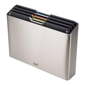 Joseph Joseph Schneidebretter Set Folio Steel Silber 4- teilig