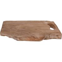 homestylingcollection Teakholz Deko Tablett 42x26x3 cm, Schneiden Dreadwalk, 2in1 - Home Styling Collection