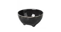 Broste Copenhagen Nordic Coal NORDIC COAL Schale L mit Füßen 11 cm (schwarz)