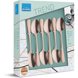 Amefa Austin Copper 6 koffielepels