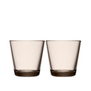 Iittala Glas Kartio 210 ml - Linen - 2 Stück