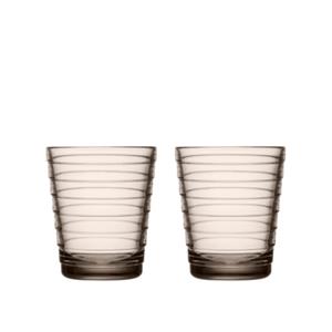 Iittala Glas Aino Aalto 220 ml - Linen - 2 Stück