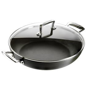 Anti-Aanbak Sauteerpan Provençale met Deksel, 30cm - vernieuwde laag