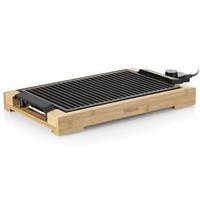 Bakplaat en elektrische barbecue 2000 W 37x25 cm bamboe