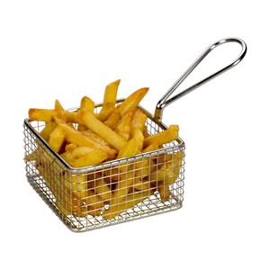 Gusta Friet serveermandje RVS 9,5x6cm