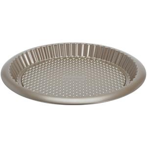 Ronde taartbodem/quiche bakvorm 32 cm bakbenodigdheden Bruin