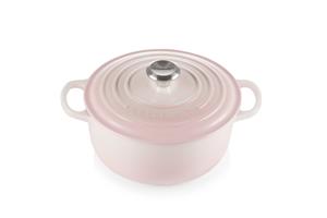 Le Creuset Signature Braadpan, 24cm shell pink