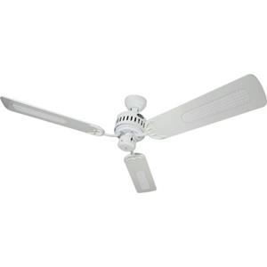 phaesun Cool Breeze RC 24 Deckenventilator (Ø) 1320mm Flügelfarbe: Weiß Gehäusefarbe: Weiß