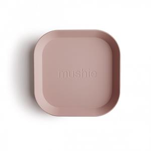 Mushie Borden Vierkant Blush (2 stuks)