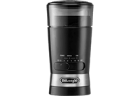 DeLonghi Kaffeemühle Schwarz Edelstahl-Scheibenmahlwerk