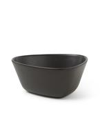 LIND DNA STONEWARE Curve Stoneware Bowl M black (schwarz)