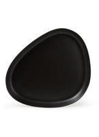 LIND DNA STONEWARE Curve Stoneware Platzteller black (schwarz)